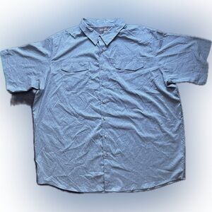 Great Northwest Men's Blue Short Sleeve Shirt
